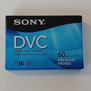 Sony DVC Digital Video Cassette Premium 60 min - DVM60PRR 1 Cassette Tape